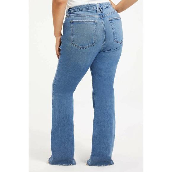 Good American Good Classic Boot Cut Jeans Size 15 - Picture 3 of 11